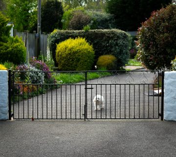 Elektrische draaipoort